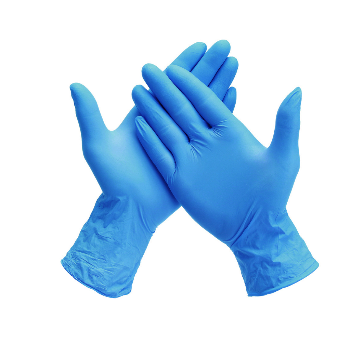 Guantes de Nitrilo Azul tamaño S paquete 100und